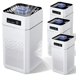 Air Purifiers for Bedroom Kitchen Quiet Air Cleaner with H11 HEPA Filter Portable with 2 Speeds for Allergies Pollen Pet Dust