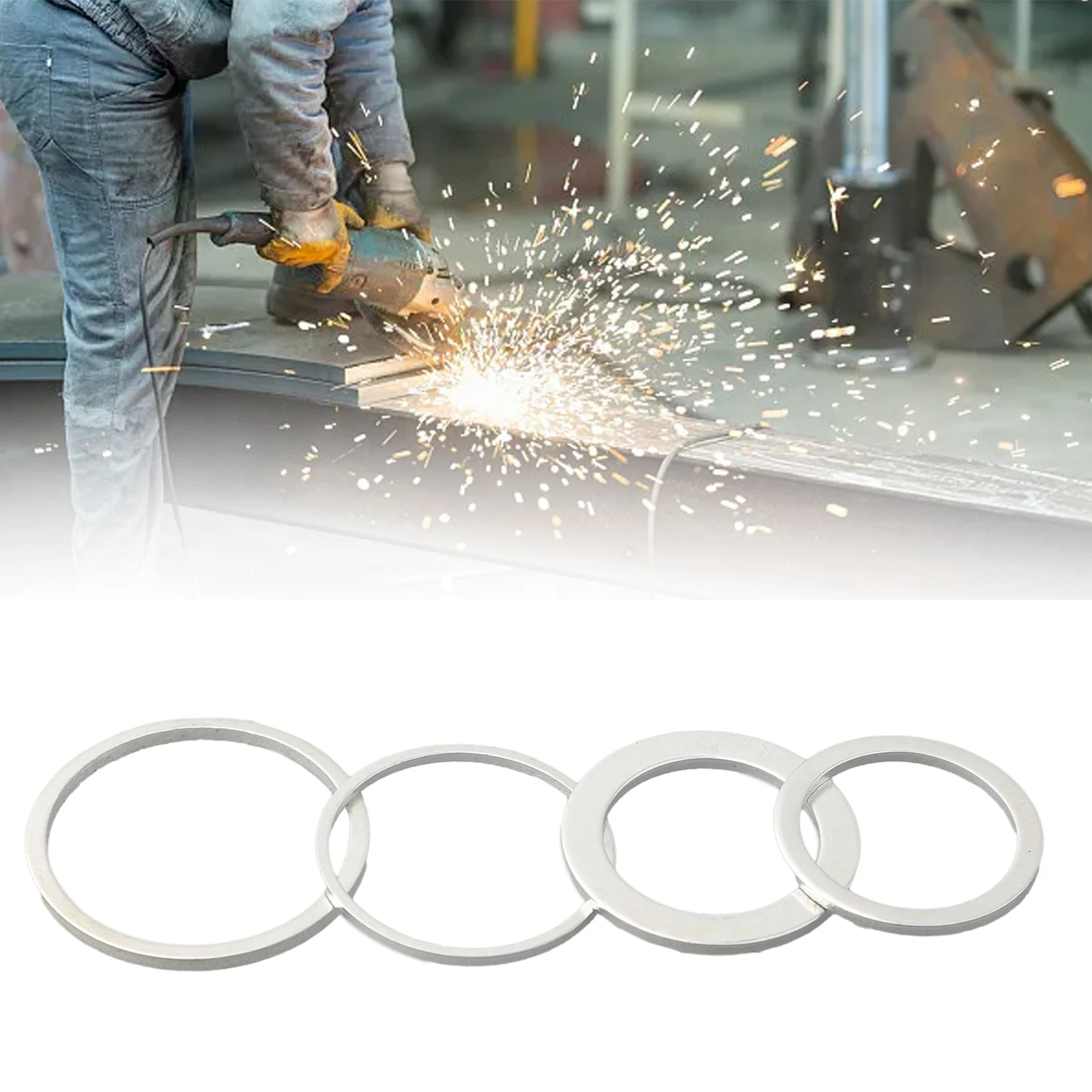 Prata Circular Saw Blade Ring, alta qualidade, redução substituição do anel, 4 tamanhos, Metal, venda quente, Protable