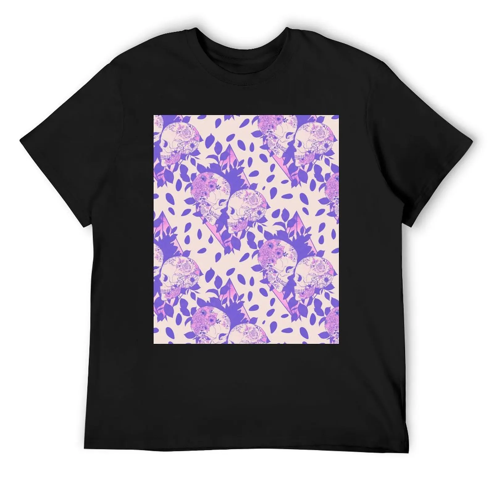 

Lovers Skull pattern T-Shirt cute clothes vintage clothes tshirts for men