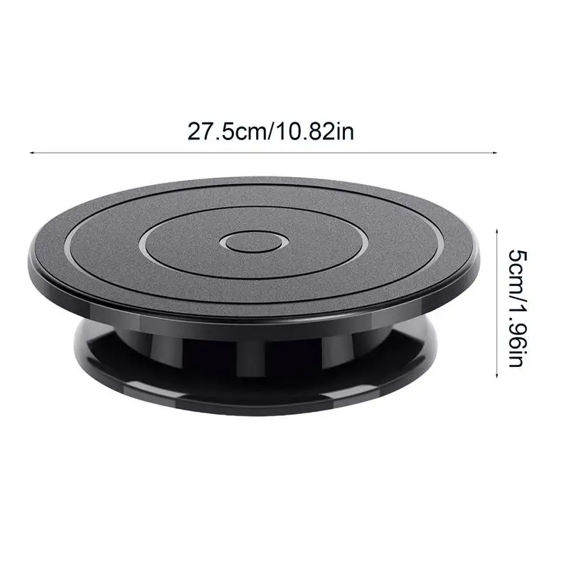 Cake Turntable Dessert Cake Decorating Table Household Baking Tools Decorating Turntable 11-Inch 360-Degree Rotating For Wedding