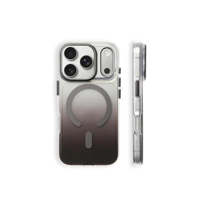 Trendige Matte Halbtransparente Farbverlauf-Hülle für Magsafe Magnetische Hülle Geeignet für iPhone 18Pro 17promax 17Pro Sturzsichere Abdeckung – Detail 8