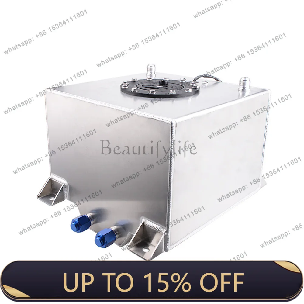 PJ car modification accessories 20L auxiliary fuel tank aluminum alloy buffer tank mirror polishing