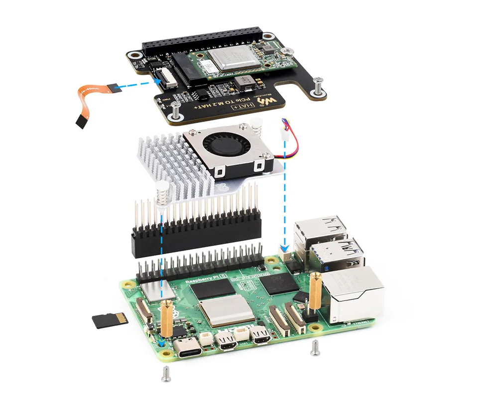 Imagem -06 - Módulo Acelerador Hailo8 M.2 ai Baseado no Processador ai 26tops Hailo9 Opcional para Placa Adaptadora Pcie para M.2