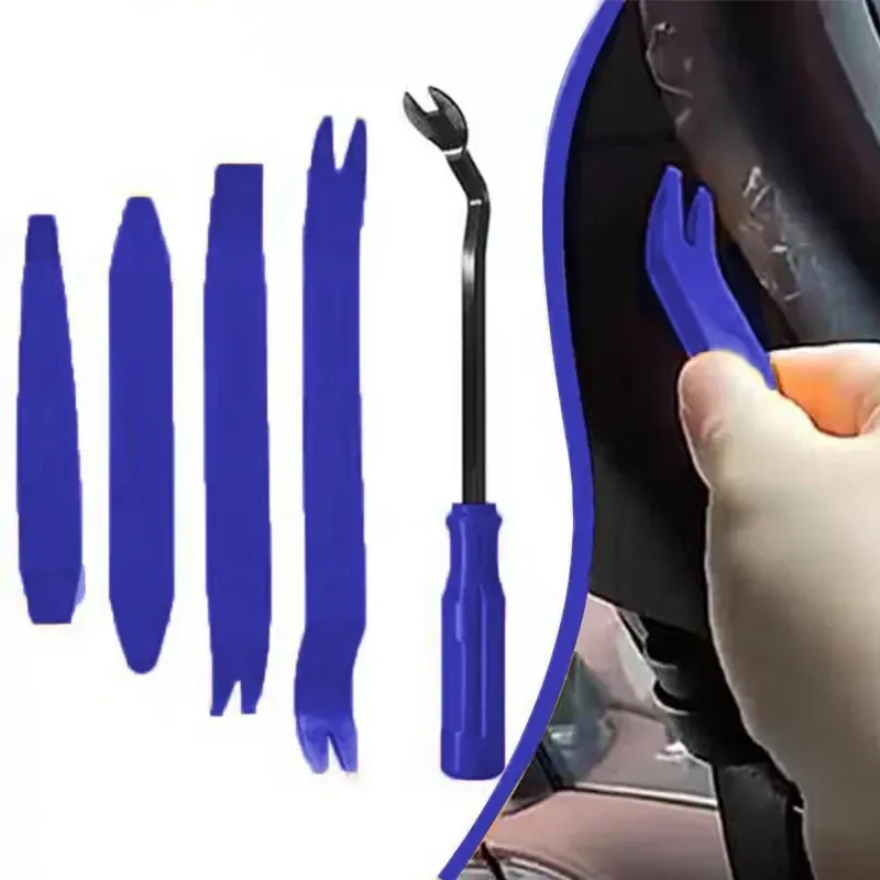 Auto Trim Removal Tool Kit Scratch Pry Plastic Tool Car Door Clip Panel Audio Dashboard Blades Dismantle Interior Repairing