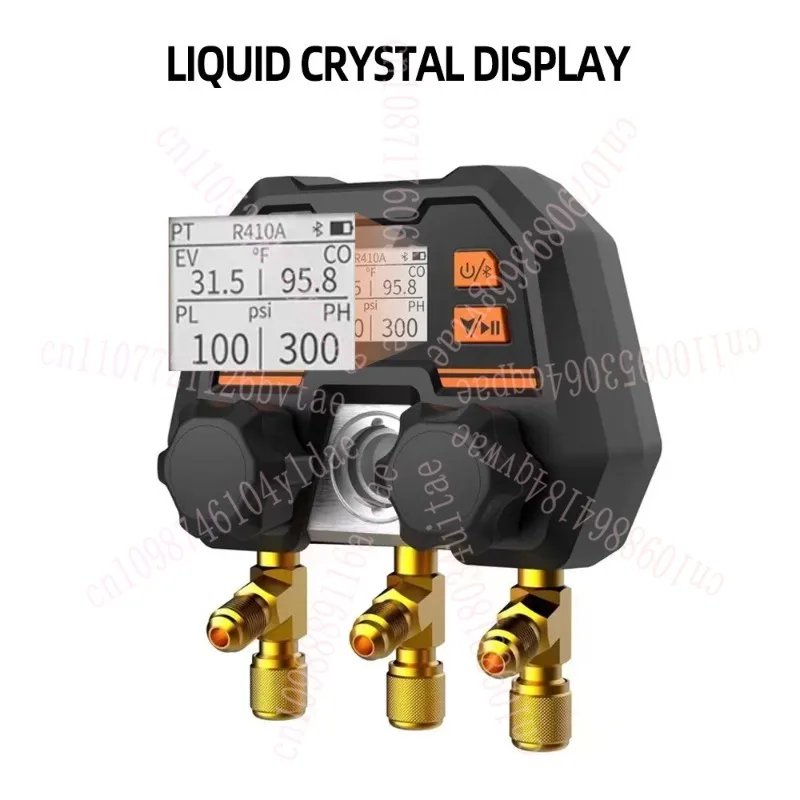 Bluetooth Wireless APP Digital Fluorine Adding Meter Automotive Air Conditioning Refrigerant Pressure Gauge 2025 NEW