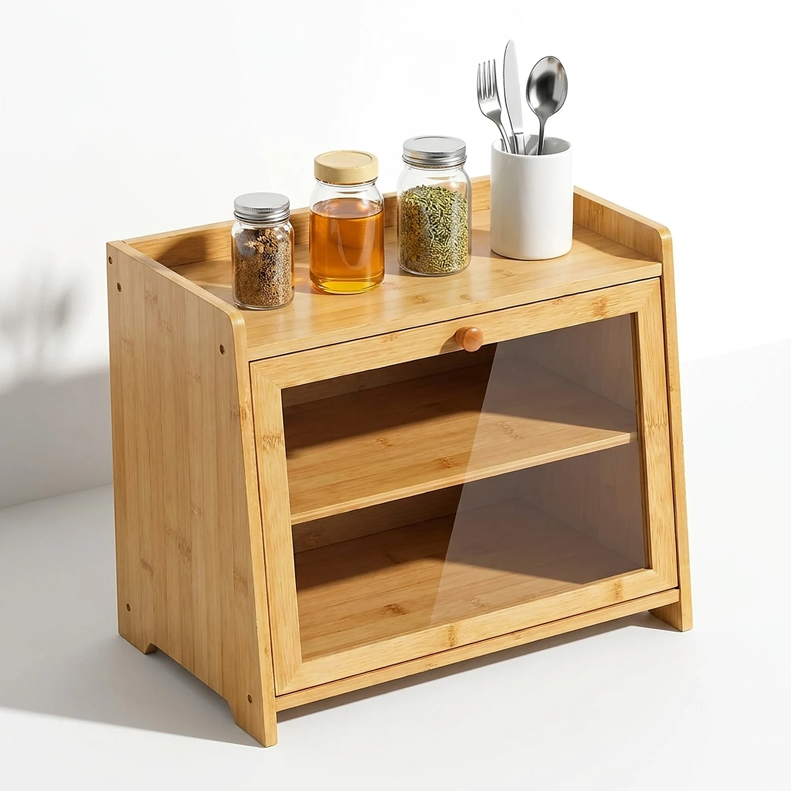 Contenitore per Pane in Bambù  - Food Storage With Dividers recensione e prezzo