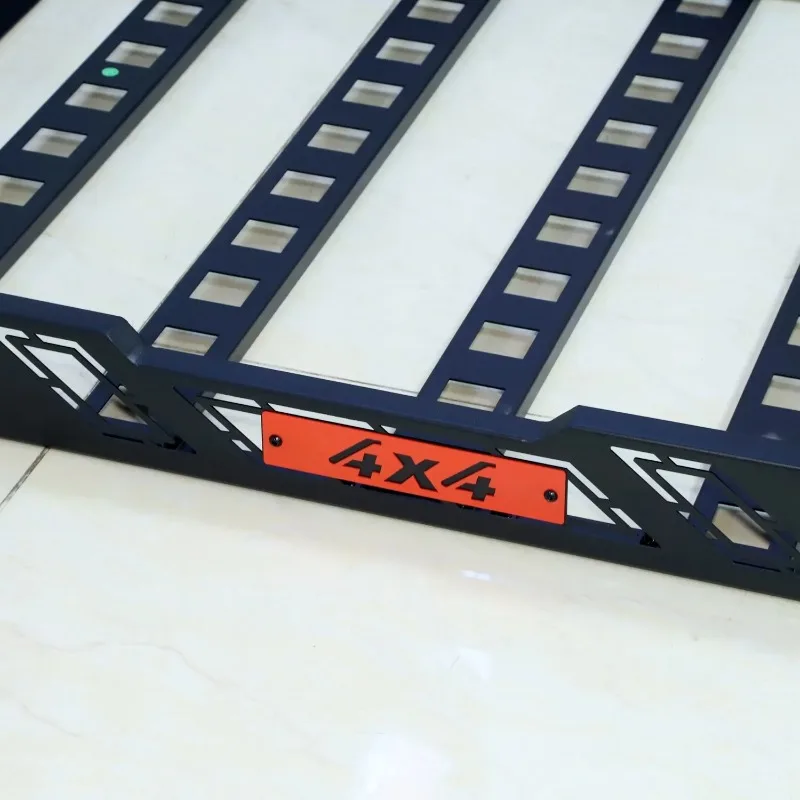 

Black Aluminum Alloy Car Roof Rack with Offroad LED Lights for SUV Utes