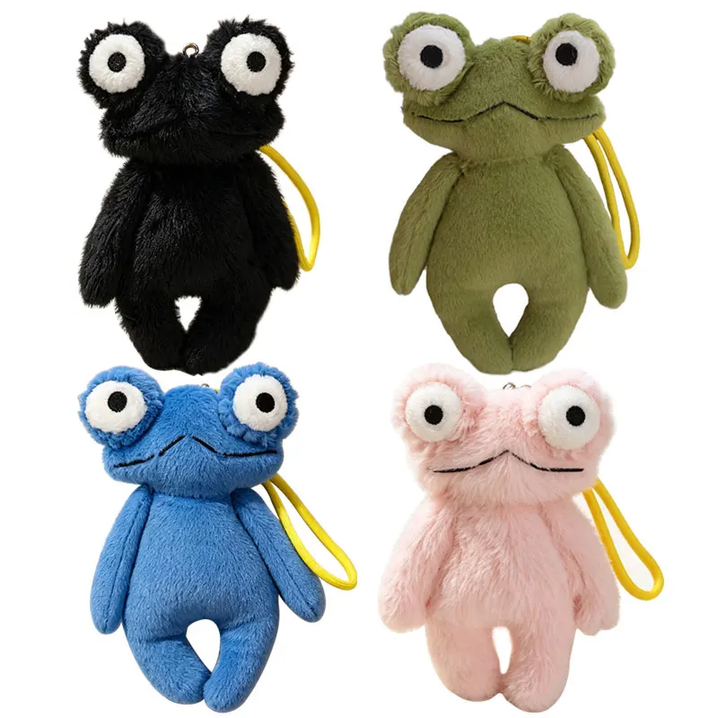 1Pc 18cm Lovely Frog Plush Pendant Toy Ugly Frog Dolls Stuffed Soft Animal Doll for Bag Decoration Gift