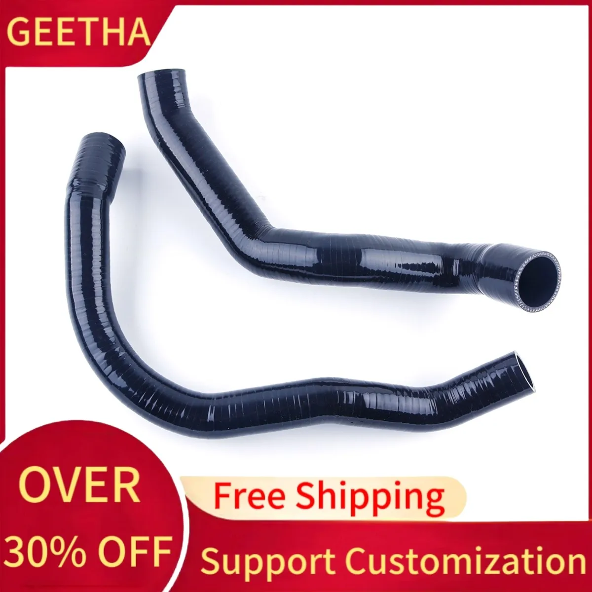 For 1991-2001 Jeep Cherokee XJ 4.0 l6 Silicone Radiator Coolant Pipe Tube Hose Kit