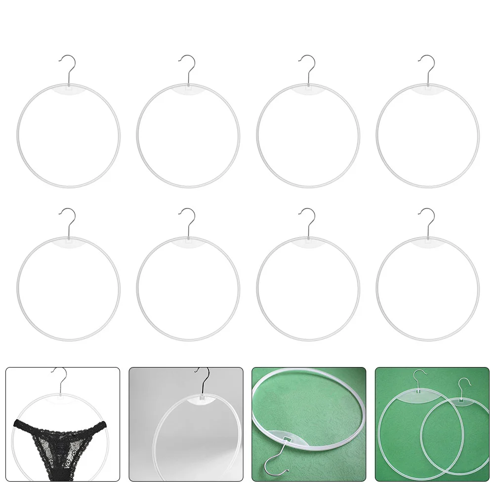 

10 Pcs Bikini Hanger Drying Rack Showing Racks Display Shelves Shelf Female Briefs Plastic Round