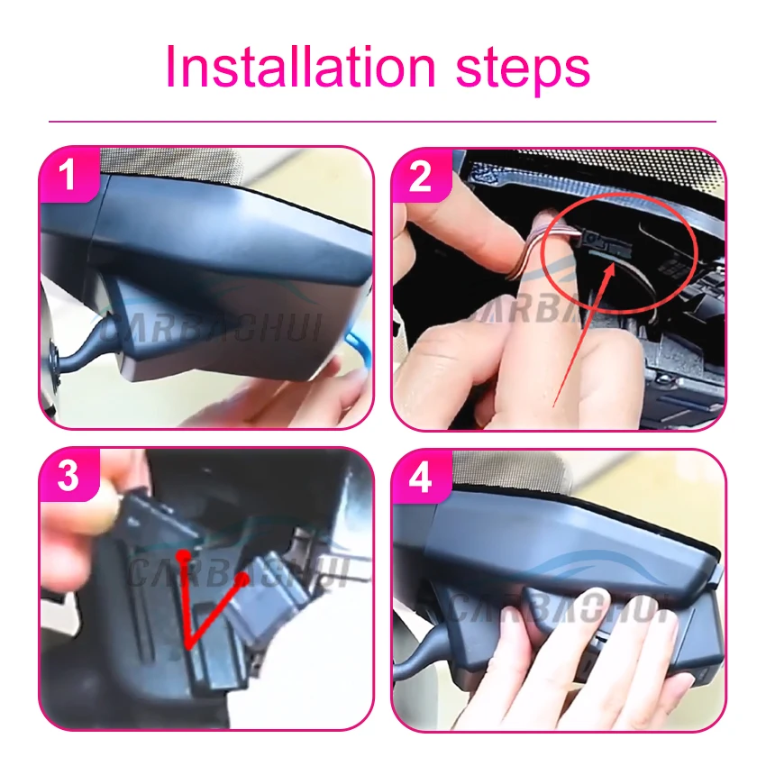 

Видеорегистратор 4K для Volkswagen ID.3 ID3 2025-2020, видеорегистратор для Cupra Born, автомобильные аксессуары, оригинальный дизайн Ultra HD DVR
