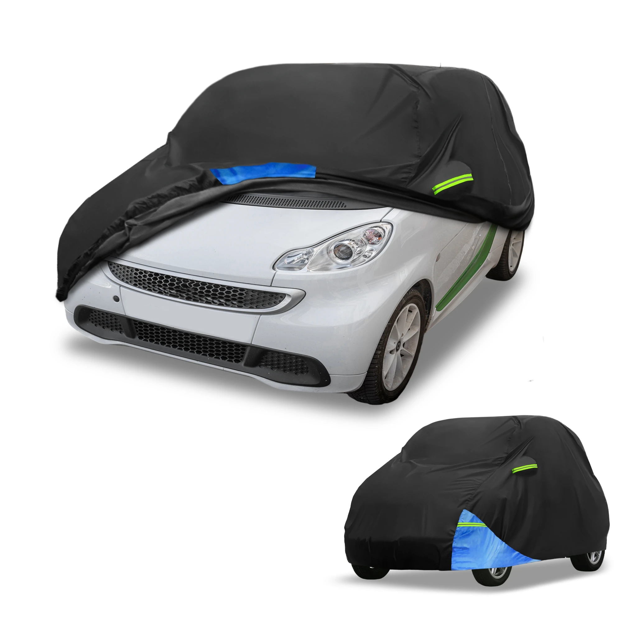 

Водонепроницаемый автомобильный чехол Motoforti с молнией двери водителя для Subaru Forester 210D-PU, черный