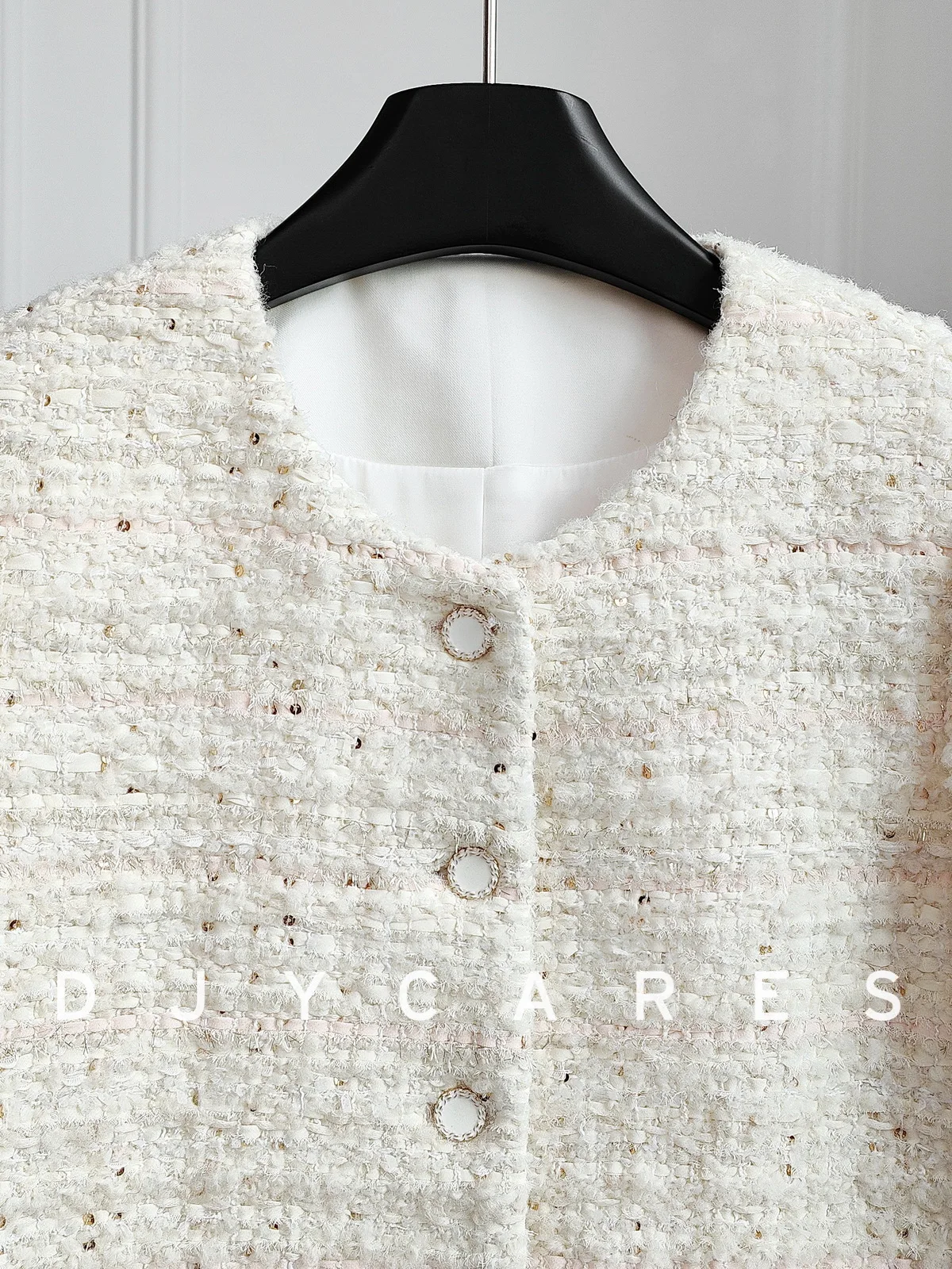 New  Coarse woolen coat, single breasted versatile top big size
