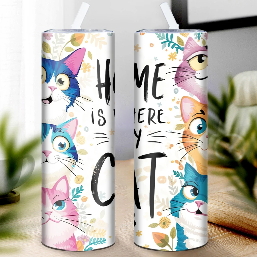 20oz 3D Print Cute Cat Tumbler - đánh giá và giá 3D Printing Steel