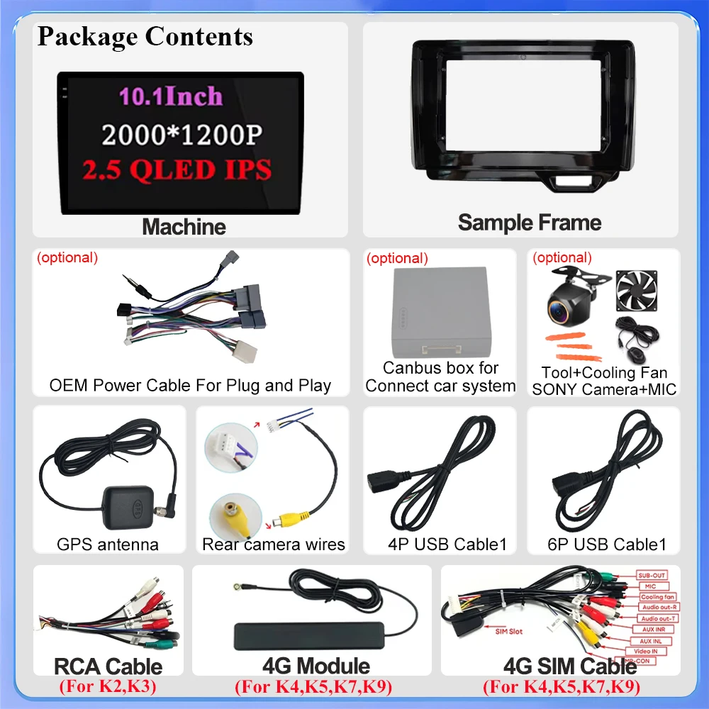 راديو السيارة لهوندا N-BOX II 2 JF3 4 2017 - 2021 الملاحة GPS اللاسلكية أندرويد السيارات مشغل وسائط متعددة ستيريو Carplay 5G واي فاي