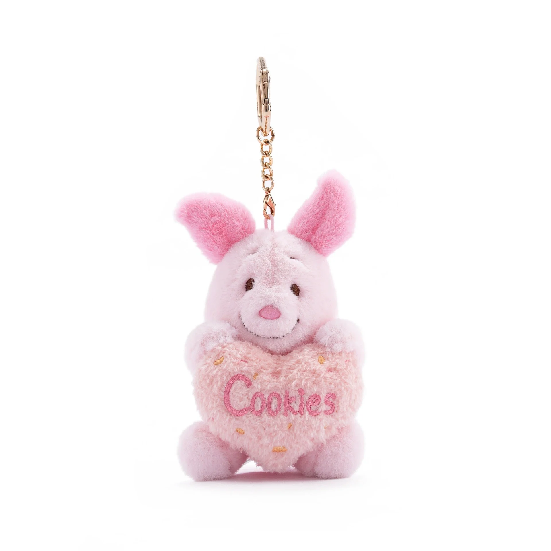 Cute strawberry Bear Winnie the Pooh Plush Toys Small Pendant Key Chains Stuffed Animals School Bag Hanging Gifts Kids Toys
