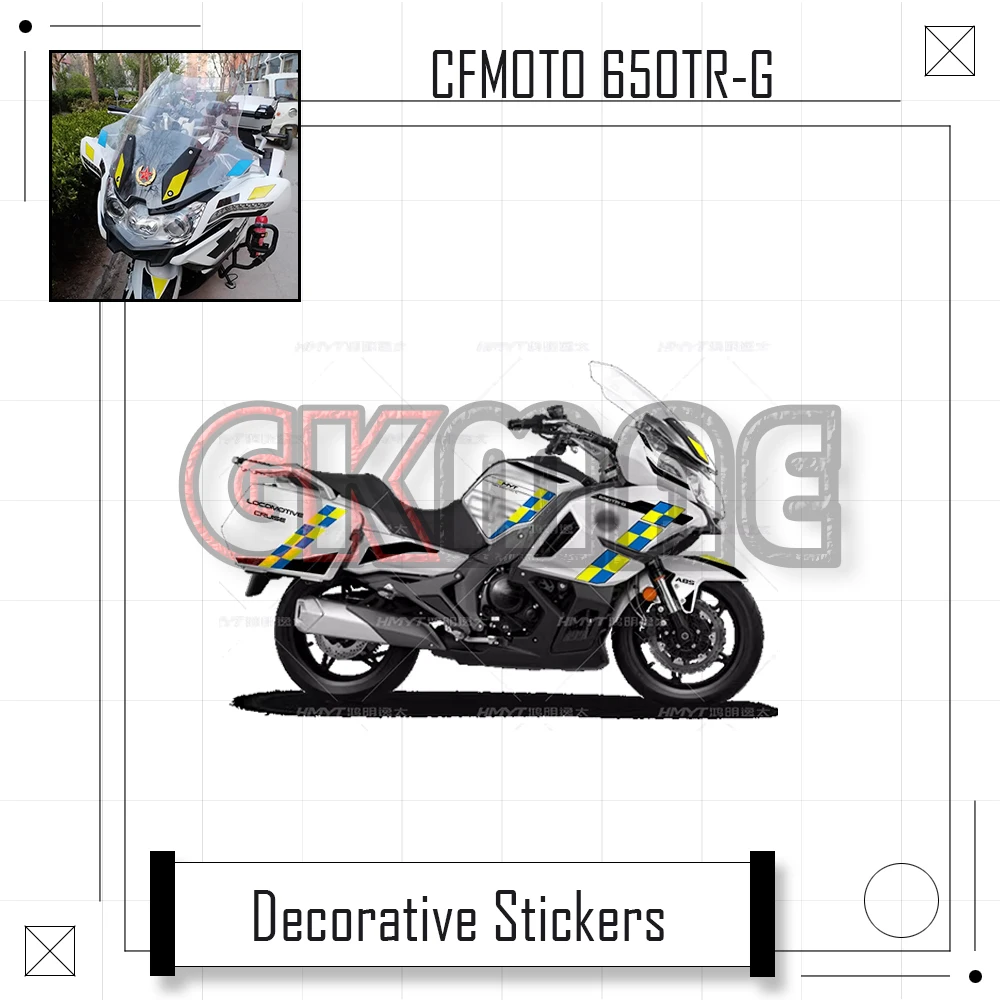 

For CFMOTO 650TR-G 650 TR Motorcycle Modified Decorative Stickers Waterproof Stickers Protective Stickers Fit CF650-6A
