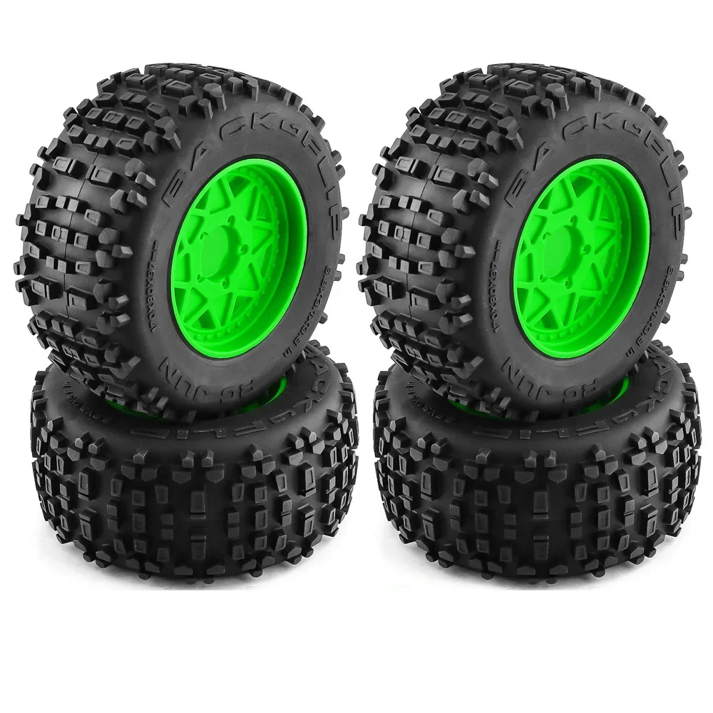 1 Set 173mm 1/8 1/10 Short Course Truck Tire Tyre with 12mm 14mm 17mm Wheel Hex for Slash ARRMA SENTON HSP HPI RC Car