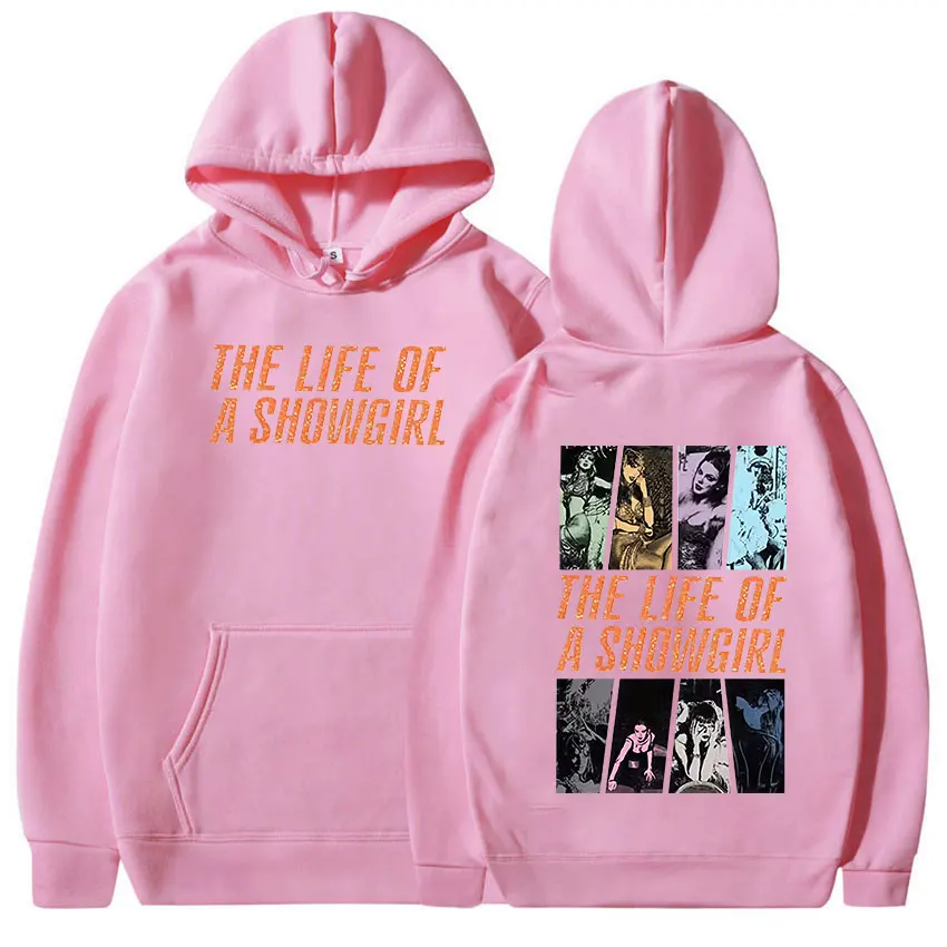 A vida de um showgirl álbum 2025 impressão hoodie masculino feminino moda oversized vintage moletom harajuku roupas pulôver hoodies