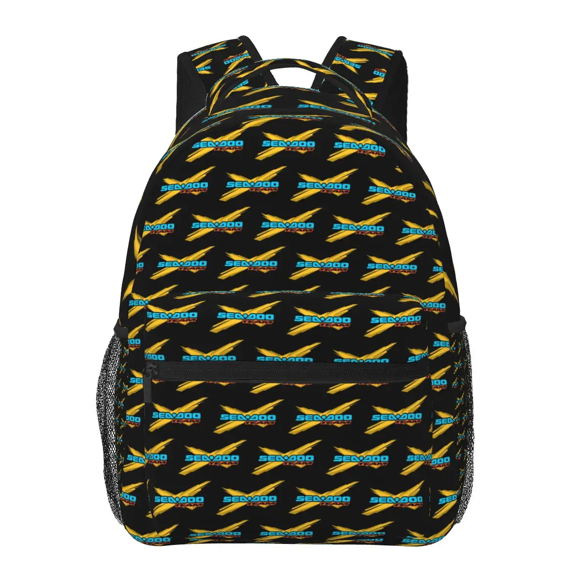 Sea Doo Team Rxt Brt Marine Student Backpack School Bag Hiking Travel Daypack for Boys Girls Fashion Bookbag Shoulder Bags