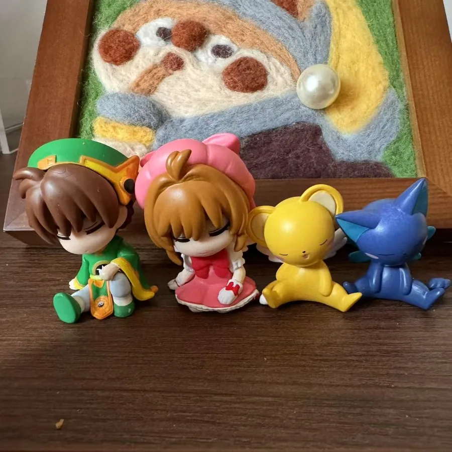 

Горячие игрушки Cardcaptor Sakura Kinomoto Syaoran Li Keroberos Side By Side Sleep слепая коробка аниме мультфильм модные игрушки подарок на день рождения