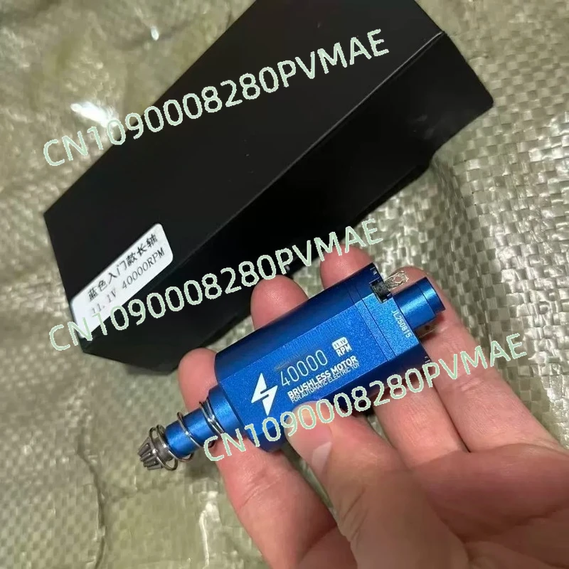 Moteur à axe long, moteur sans balais, couple élevé et faible réponse thermique, rapide 40000 tr/min