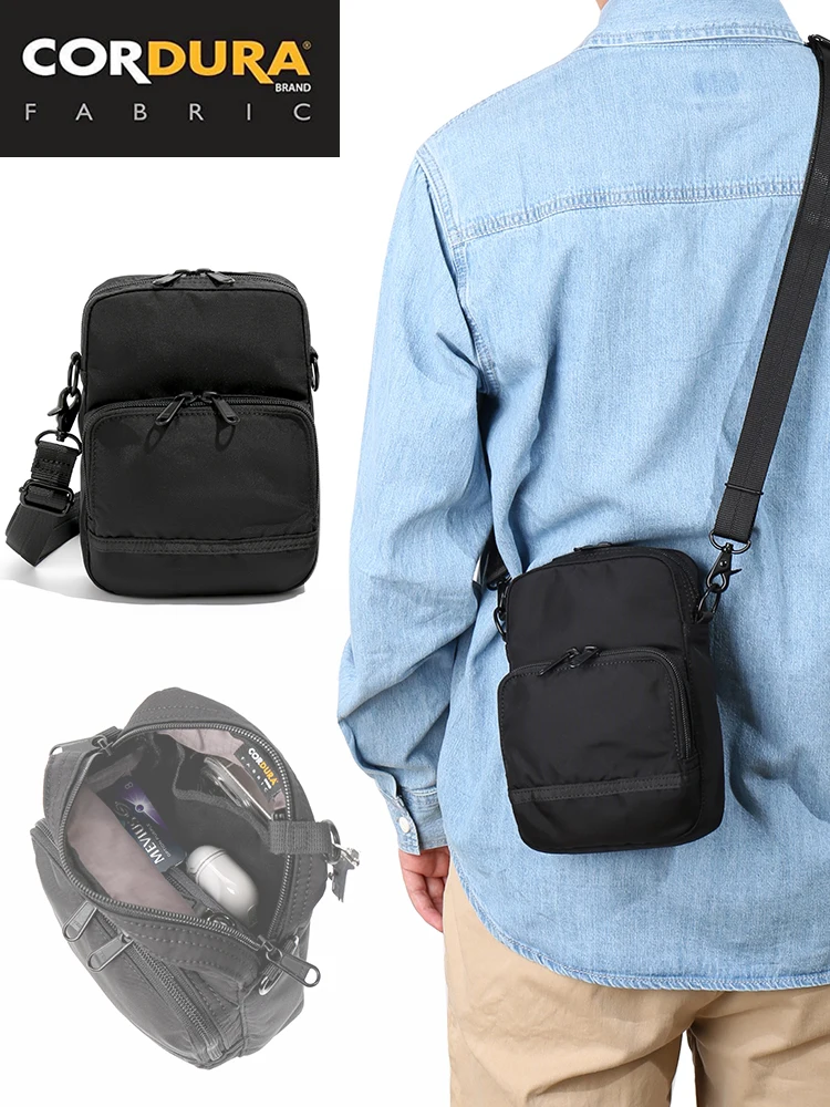 Casual Men Crossbody Bags Waterproof Japanese Style Sling Bag  Fashion Durable Small Shoulder Bag Student School Men Bag