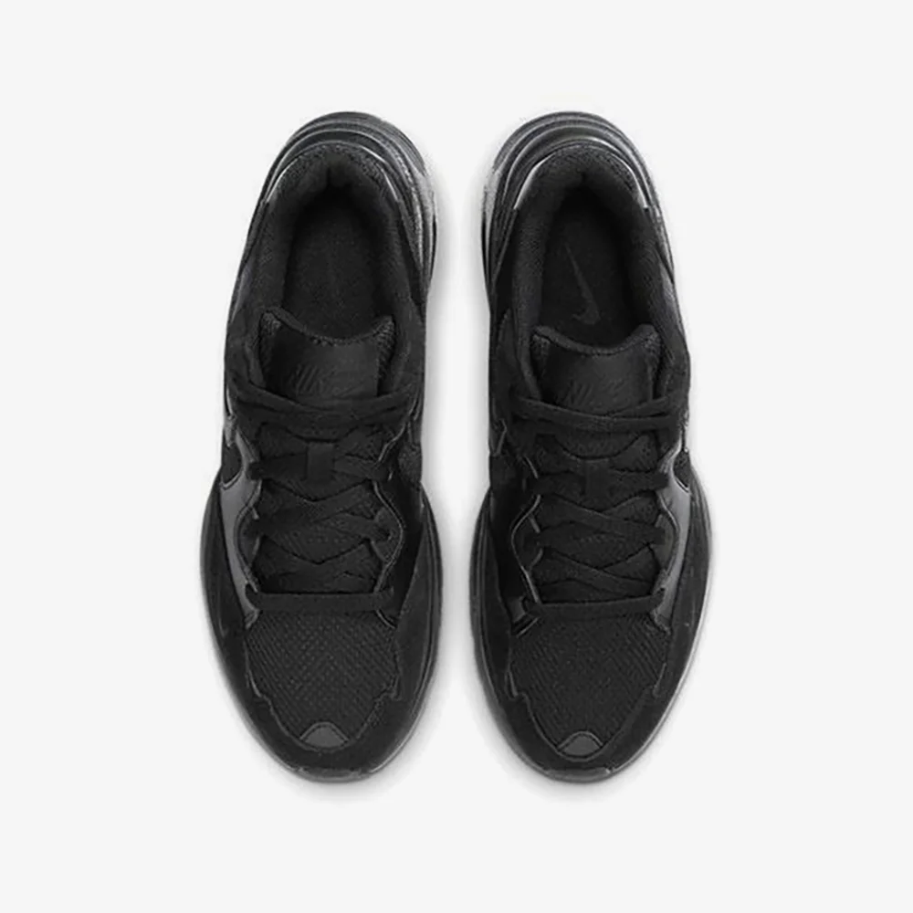 حذاء الجري Nike Air Max Fusion الرياضي الشبكي المتين القابل للتنفس ومنخفض الجودة للرجال باللون الأسود النقي CJ1670-001 حذاء رياضي