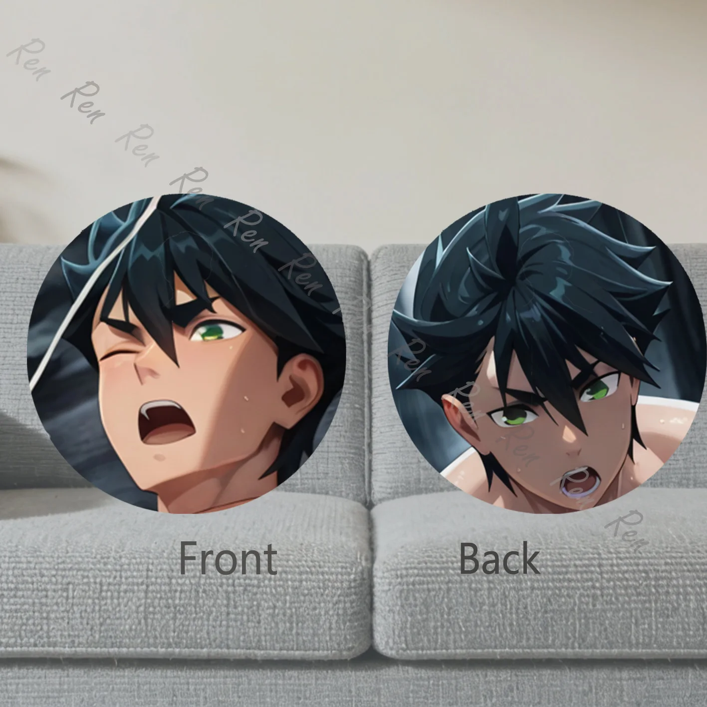 Dakimakura Anime Lenka Utsugi x Kota Fujiki Pillow Cover Sofa Cushion Double-side Print Throw Pillow Case 40X60cm