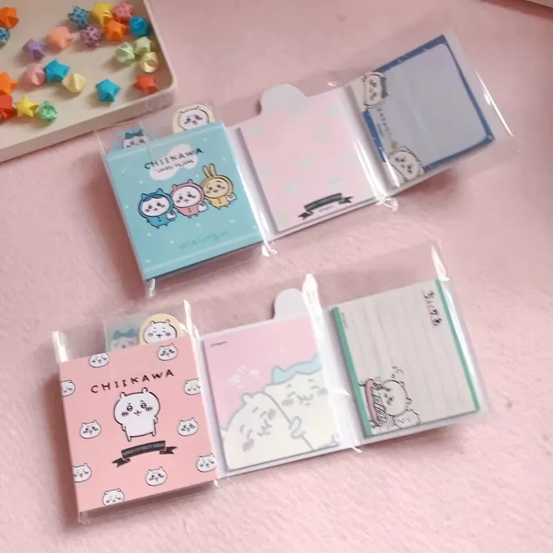 かわいいちいかわ漫画かわいい付箋和風ギカワメッセージブックは破れる文房具メモパッドオフィスアクセサリー