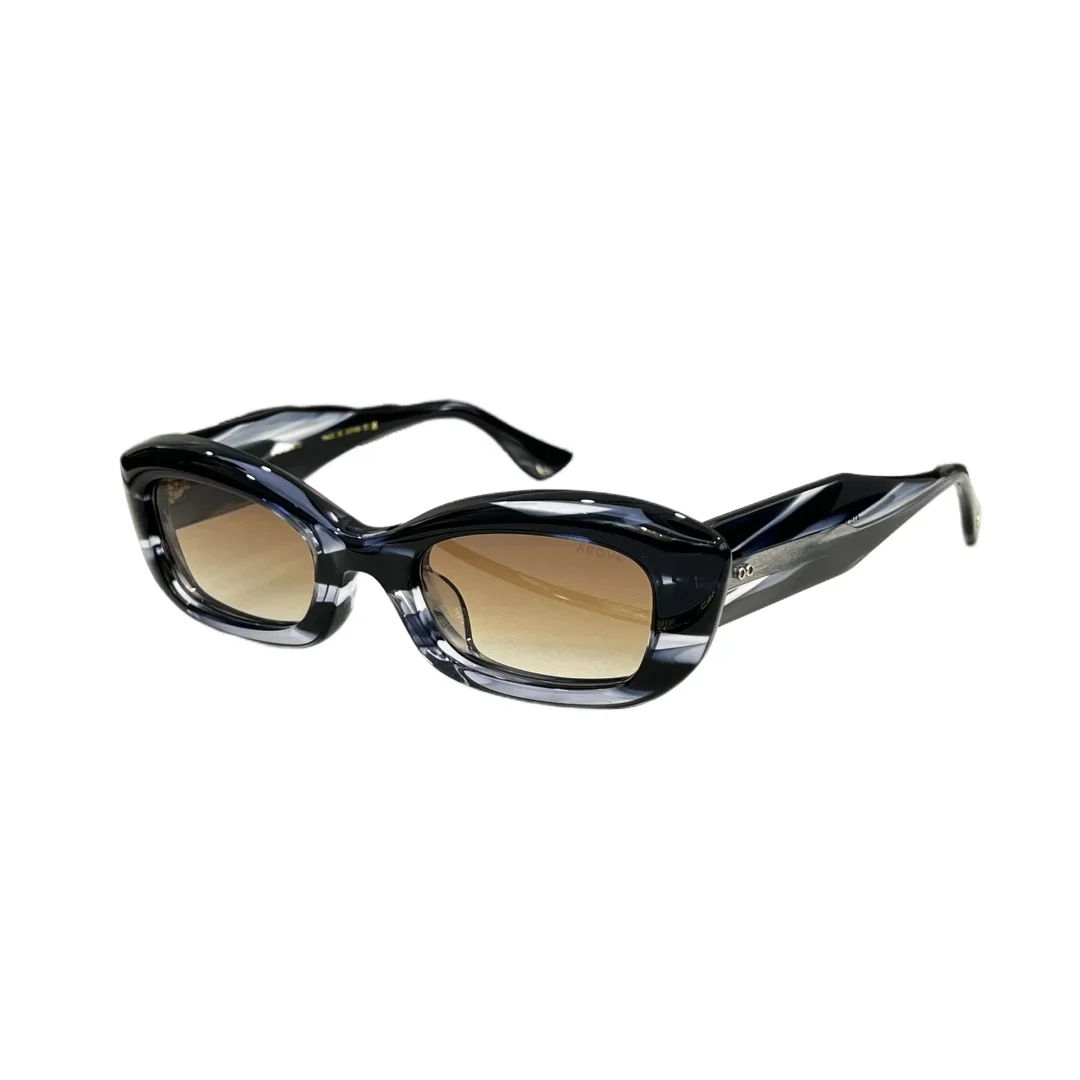 Top High Quality Sunglasses For Men Titanium Style Fashion Design AEOVA DTS729 SIZE 47-23 Sunglasses For Womens With Box