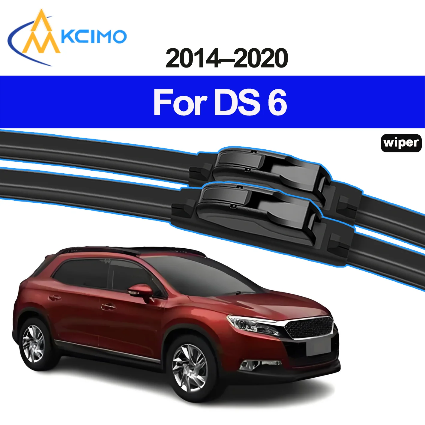 

KCIMO 2PCS New Front Windshield Wiper Blade for DS 6 2014-2020 DS 6WR Front Windshield Auto Wipers Blade Accessories 2020 2019