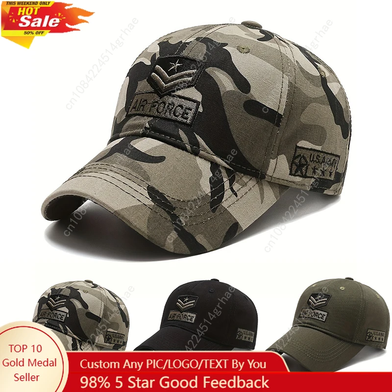 Unisex AIR FORCE Arrow Embroidery Baseball Caps Spring and Autumn Outdoor Adjustable Casual Hats Hip Hop Hat Sunscreen Hat