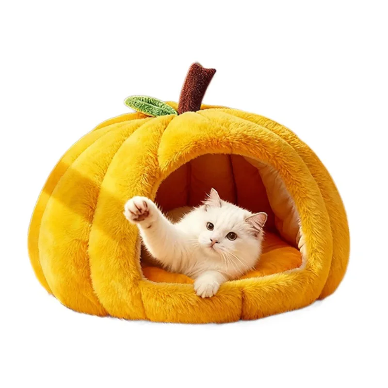 Semi-enclosed warm pet house, featuring easy disassembly for convenient cleaning