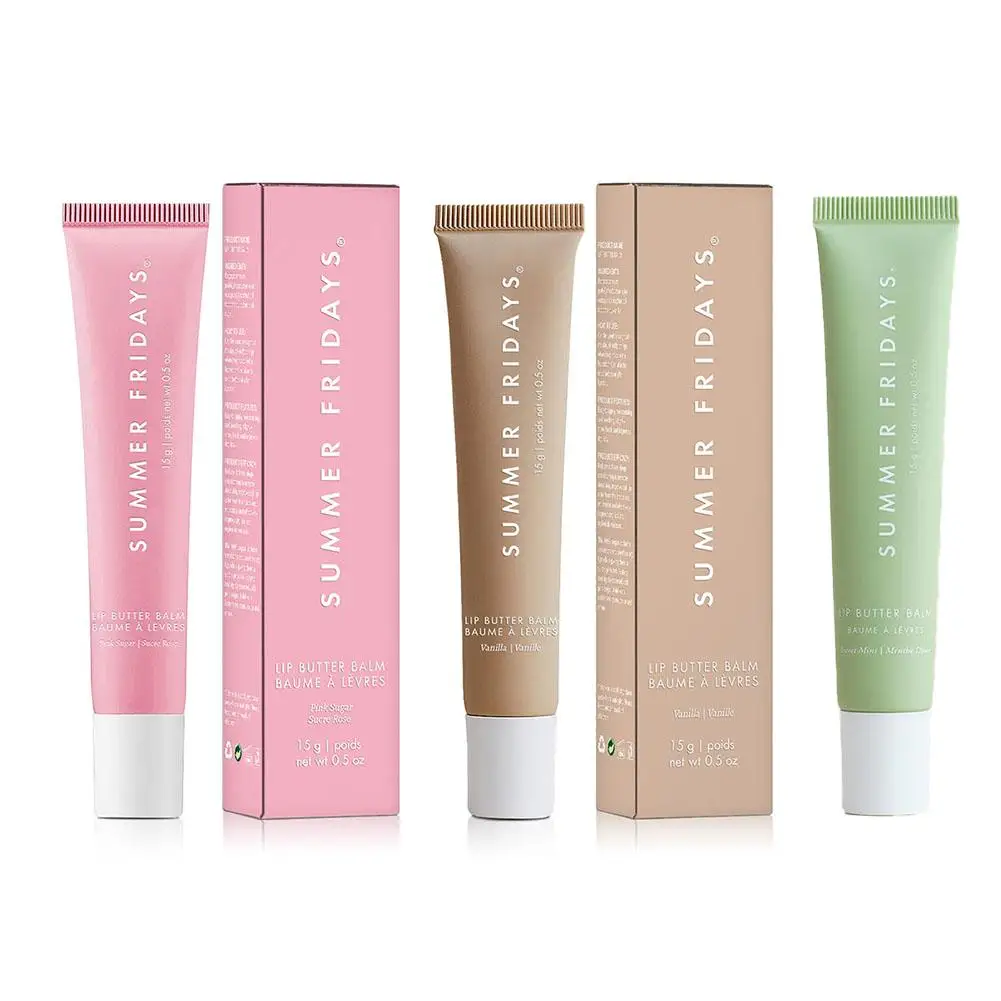 여름 프라이데이즈 립밤 립스틱 보습 광택 부드러운 입술 화장품 슈가 바닐라 베이지 스위트 민트 메이크업 립 케어