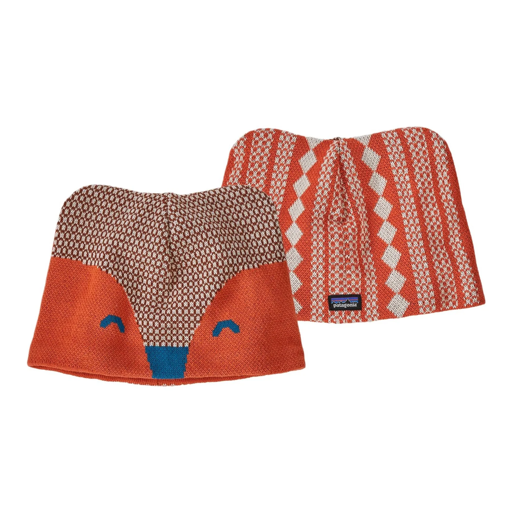 patagonia-beanies-kids'-brown-blue-60585bfhe