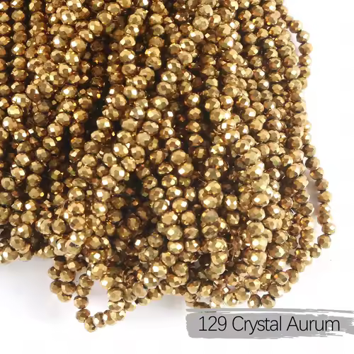 2mm 4mm 6mm 8mm Rondelle Austria Crystal Beads Faceted Glass Beads Loose Spacer Beads for DIY Bracelet Garment Making - Image 23