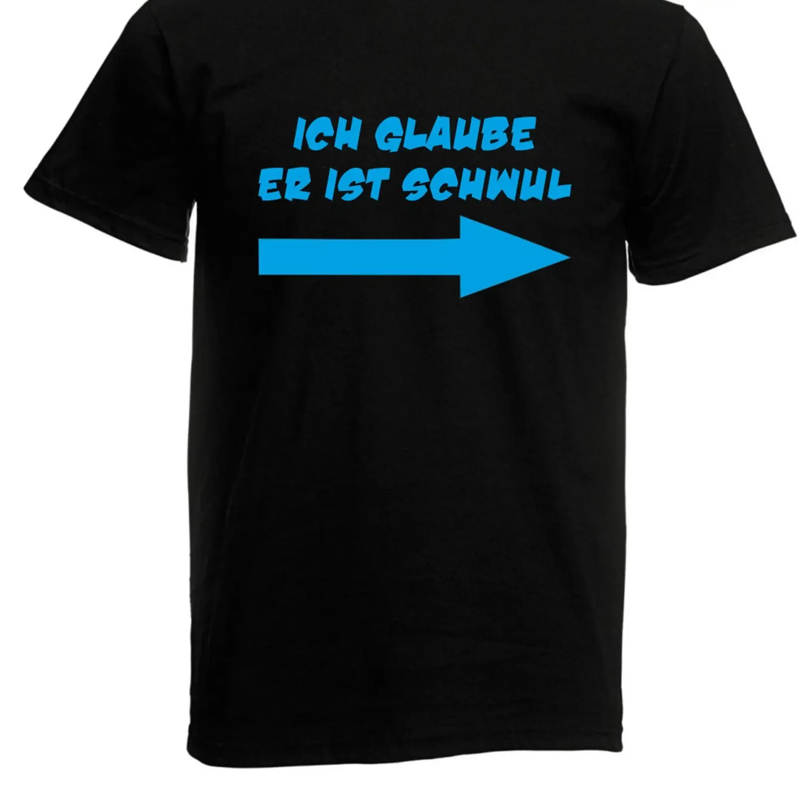 Herren T Shirt Ich glaube er ist schwul I Sprüche Fun Lustig bis 5XL vintage Washed graphic Versatile Stylish