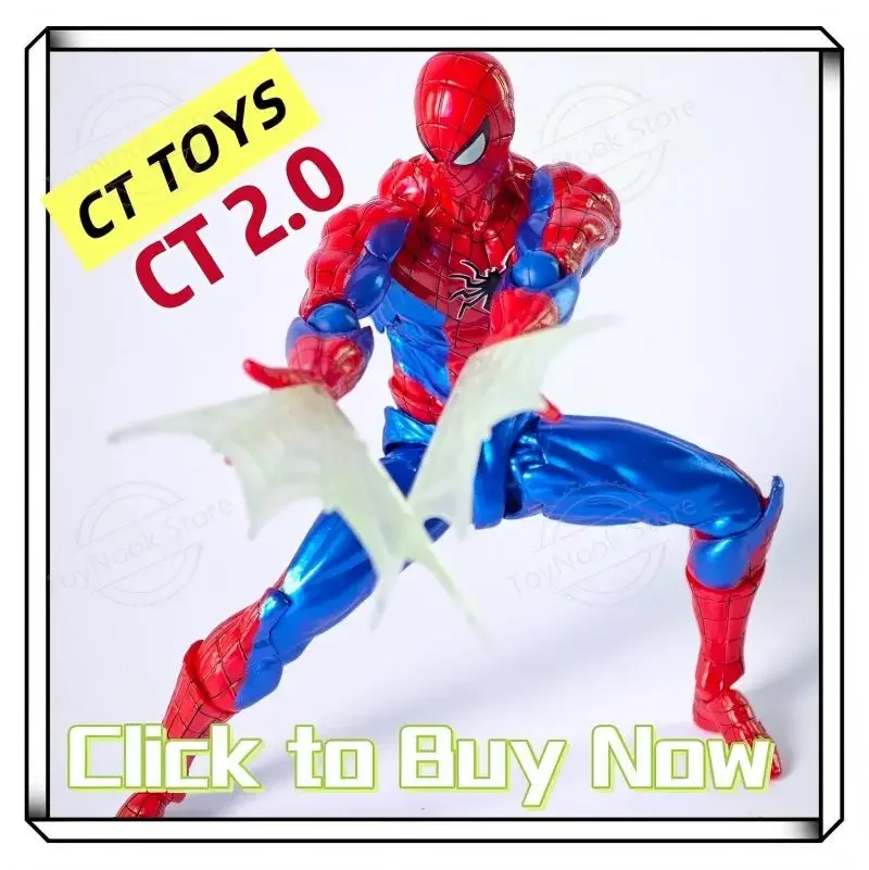 

100% Original Ct Toys Spiderman 2.0 Figure Amazing Yamaguchi Spider-Man Agent Mafex Anime Action Figure Customized Gifts Toys