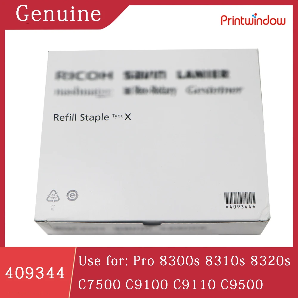 

Genuine 409344 Refill Staple Type X for Ricoh Pro 8300s 8310s 8320s C7500 C9100 C9110 C9500