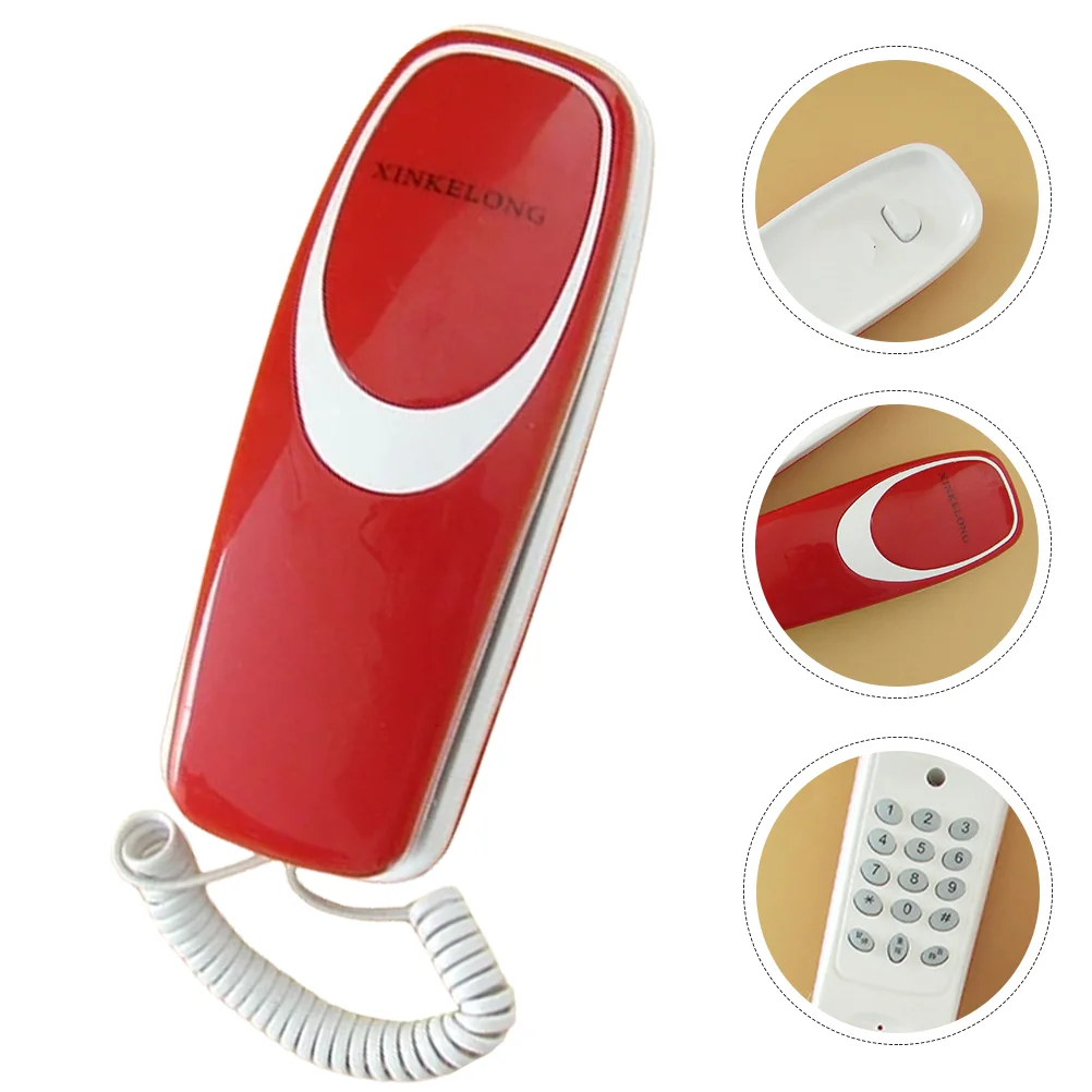 Kids Toy Mini Toys for Children's Phone Toddler Interactive Cell Puzzle Red Telephone Educational