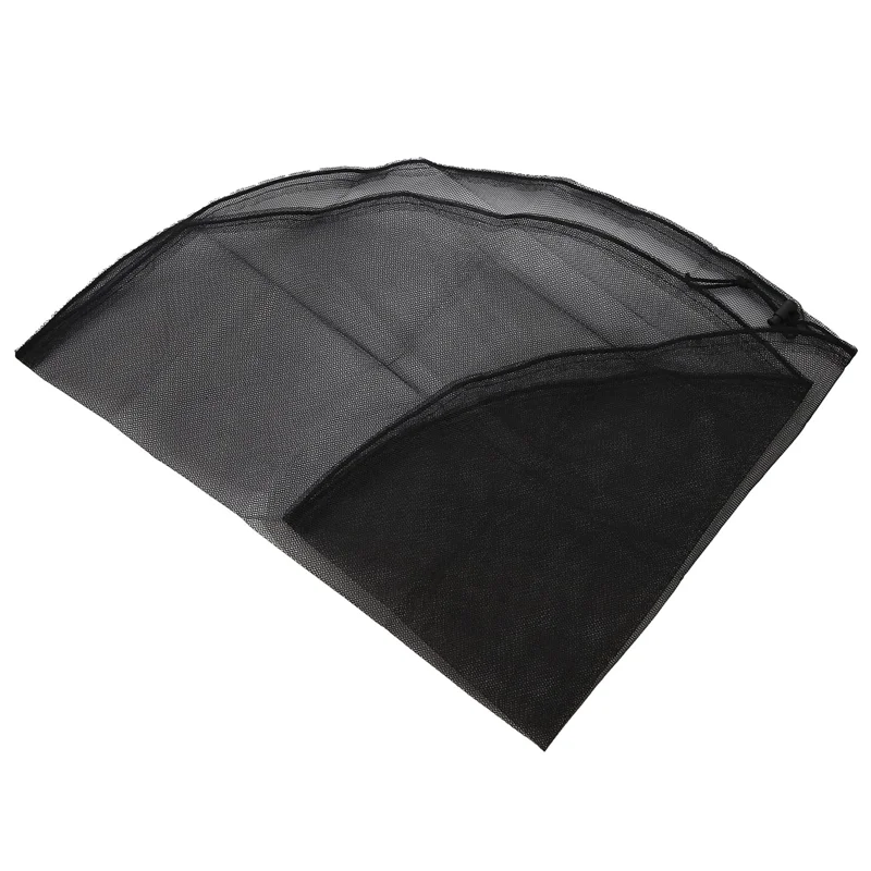 AB33-3 Pieces Mesh Cover For Rain Barrel, Water Collection Buckets Cover Tank Harvesting Tool Protector Rain Barrel Netting