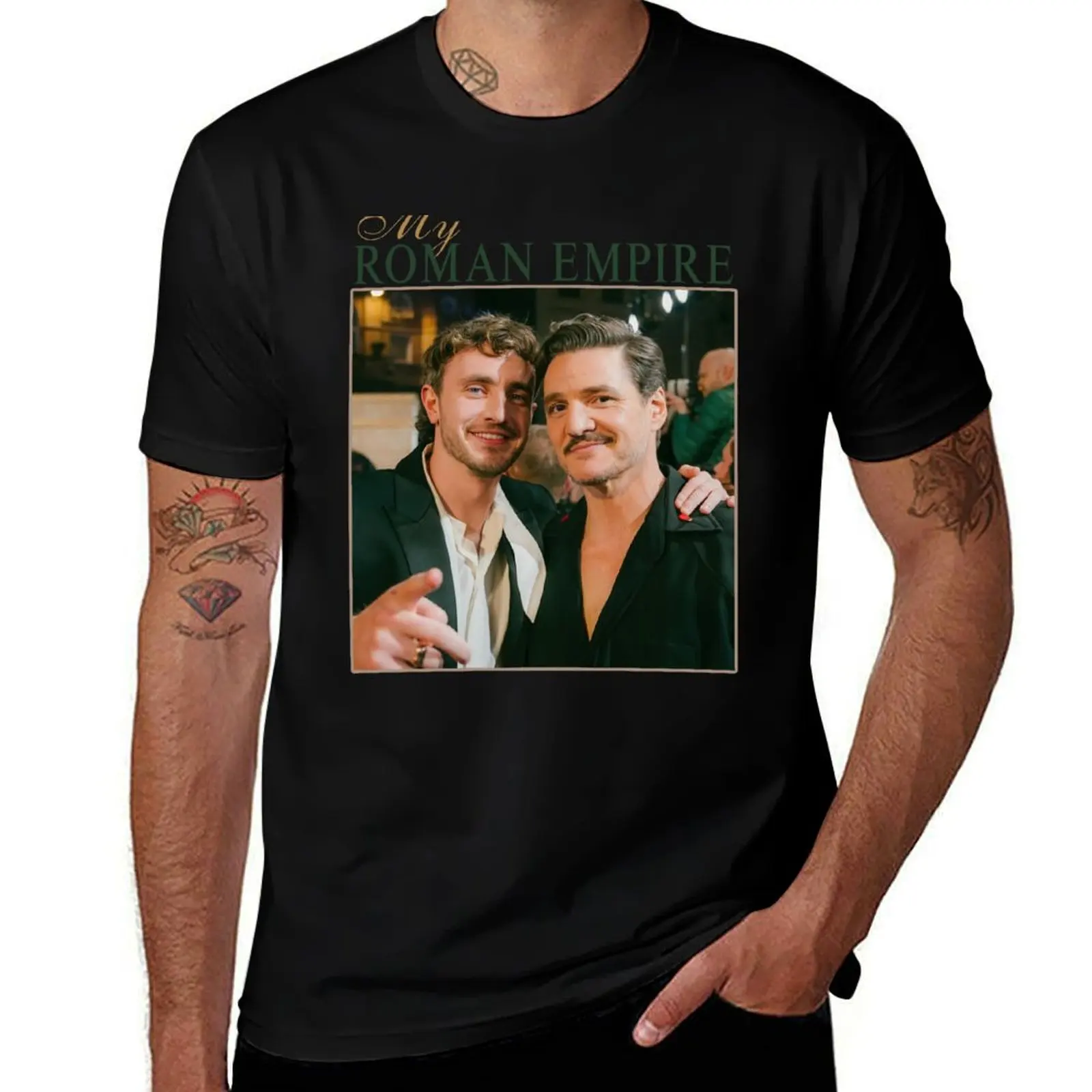 

My Roman Empire Paul Mescal Pedro Pascal T-Shirt essential t shirt cotton t shirts man 100% t shirt for man T-Shirt