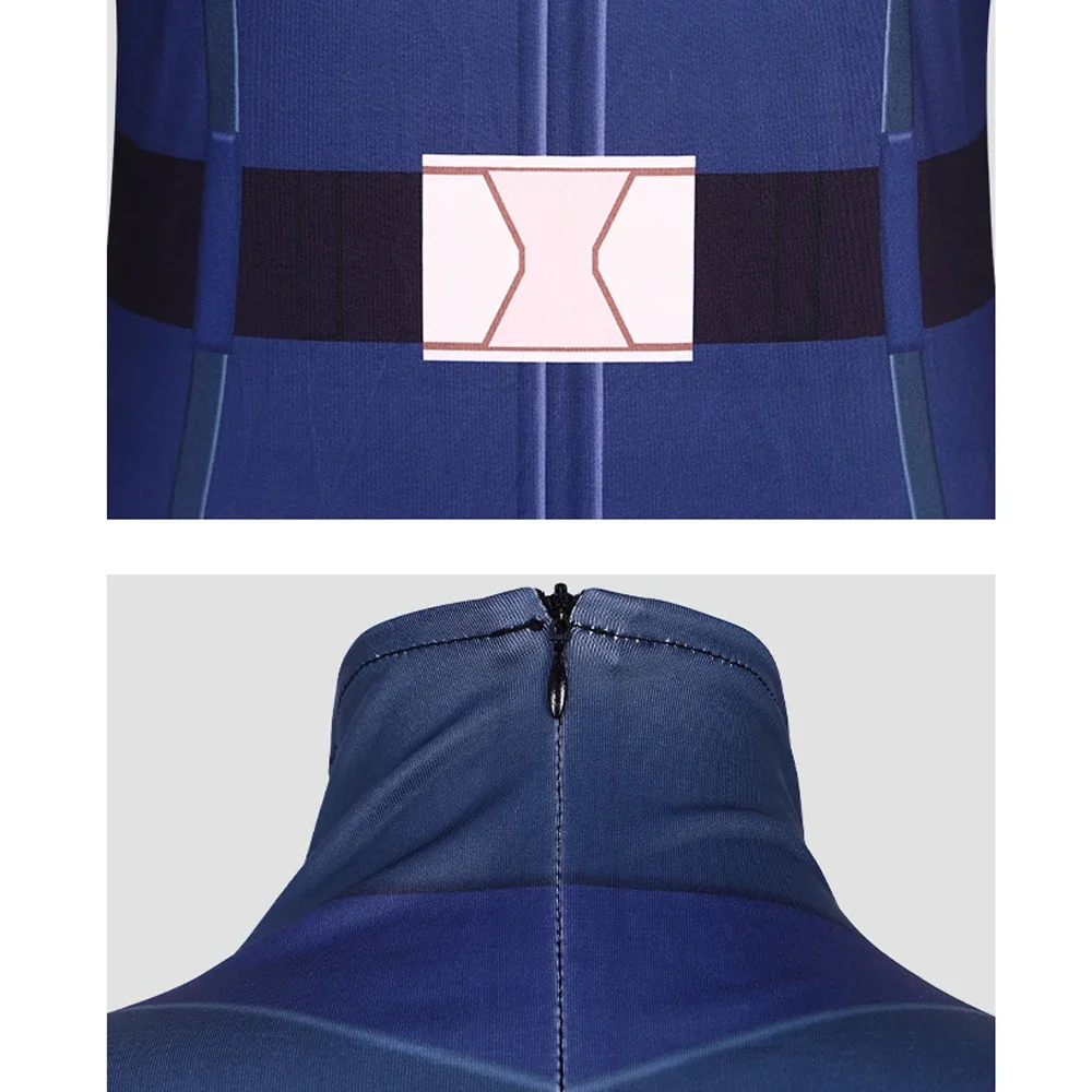 أزياء النساء الصاعقة الأرملة السوداء يلينا بيلوفا وكيل أنثى تأثيري ارتداءها كوميك كون هالوين الكرنفالات فستان