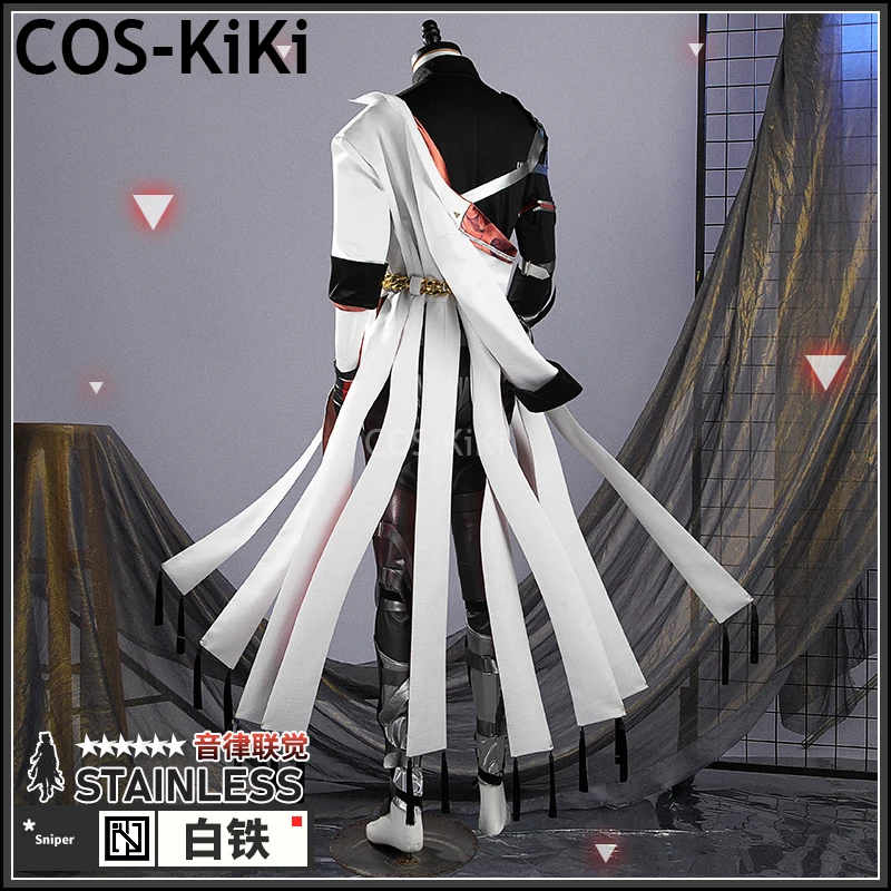 COS-KiKi Arknights 스테인레스 2024 앰비언스 SYNESTHESIA 게임 세트 멋진 유니폼 코스프레 코스튬 할로윈 파티 복장