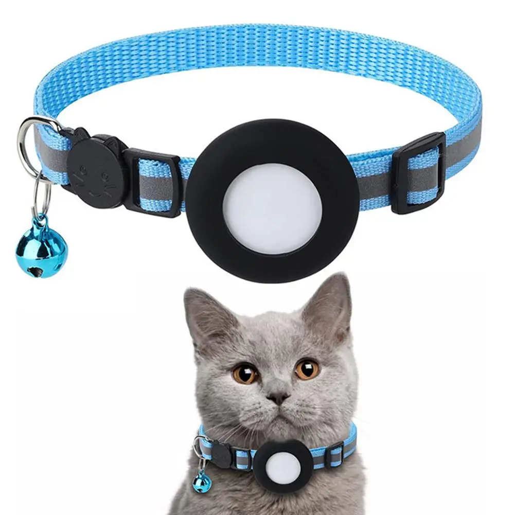 Silicone Anti-Lost Pet Cat Collar For The Apple Airtag Protective Wearable Tracker Anti Lost Positioning Tracker Collar