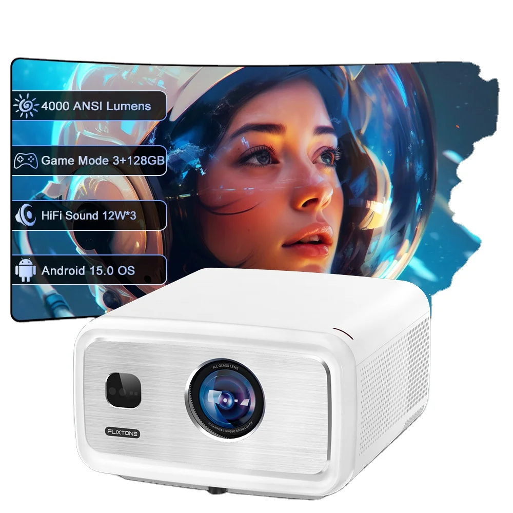 

Проектор D10S 1080P с поддержкой 4K, чипом V660, MEMC, автофокусом, 4000 ANSI люмен