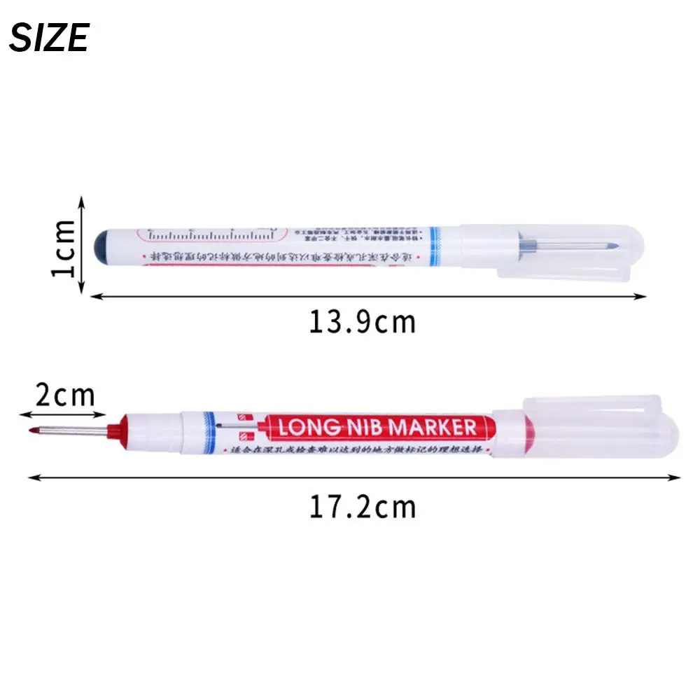 Glass Bathroom Multifunction Woodworking Decoration Depth Long Head Markers Hareware Processing Deep Hole Marker Marker Pen