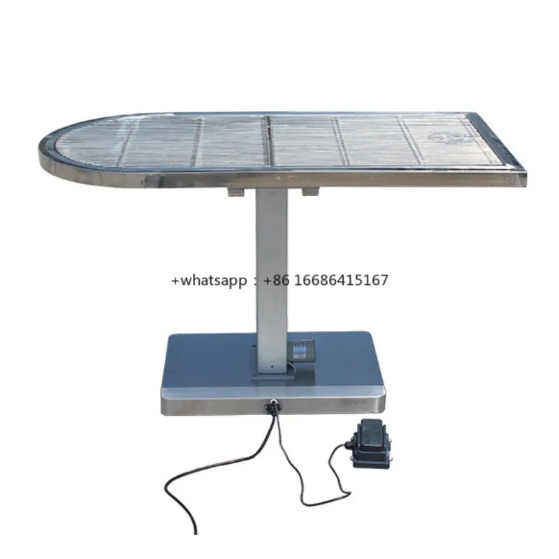 

Hot Sale 304 Stainless Steel Electric Lifting Pet Dog Examination Treatment Table For Cleaning