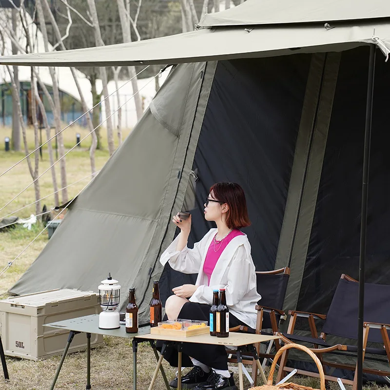 Affordable Luxury Tents,Harajuku Outdoor Camping Tent Autumn And Winter Windproof Thickened Large Space Technology Cotton Bc She